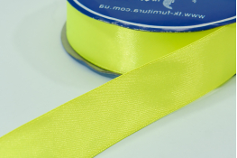  Стрічка атласна 24 мм  |7: салат.кислот. |