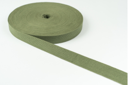  Стрічка ремінна 25 мм (бавовна)  |7: хакі |