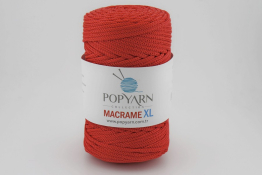  Пряжа-шнур POPYARN Macrame XL  |5: червон. 430|