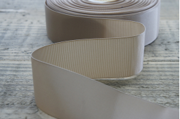  Тасьма репсова 40 мм  |6: беж. |