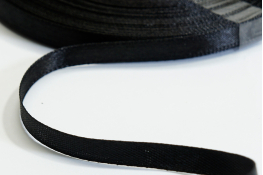  Стрічка атласна 12 мм  |1: чорн. |