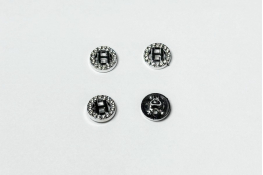  Гудзик 15 мм  |10: срібло |