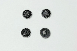  Гудзик 15 мм  |1: чорн. |