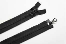  Застiбка-блискавка Т6   75 см 2 замка  |1: чорн. |