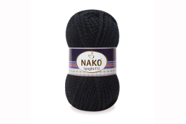  Пряжа "Spaghetti" 100 гр / 60м  |1: чорн. 00217|