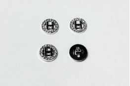  Гудзик 17 мм  |10: срібло |