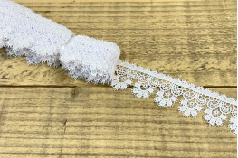  Мереживо  35 мм (гіпюр) арт.4G4067  |2: білий |