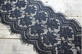  Мереживо 250 мм "Шантільї"  |1: чорн. |