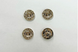  Гудзик 17 мм  |10: золото |