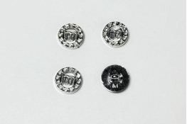  Гудзик 17 мм  |10: срібло |