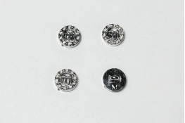  Гудзик 15 мм  |10: срібло |