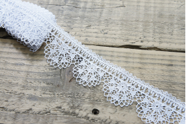  Мереживо  55 мм (гіпюр) арт.8G8050  |2: білий |