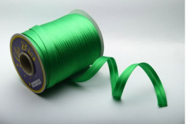  Бейка коса 16 мм підвернута атласна  |7: зелен. |