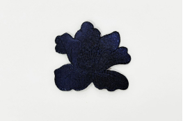  Термоаплiкацiя "Мак"  40х45 мм  |9: синій темн. |