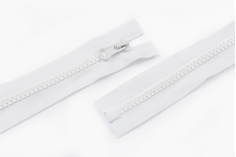  Блискавка 75 см 1 замок "трактор"  Т5 (МН)  |2: білий |