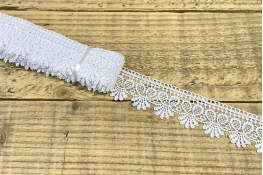  Мереживо  45 мм (гіпюр) арт.4G4084  |2: білий |