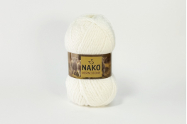  Пряжа NAKO Merino Bomb  |2: білий 00208|