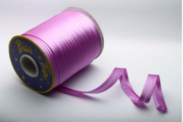  Бейка коса 16 мм підвернута атласна  |4: рожев.бузк.темн |