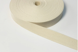  Стрічка ремінна 30 мм (бавовна)  |2: молочн. |