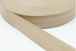  Тасьма облямівочна 32 мм в`язана  |6: беж.золот. |