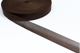  Тасьма облямівочна 32 мм в`язана  |6: коричн.темн. |