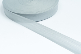  Тасьма облямівочна 32 мм в`язана  |1: сірий світл. |