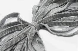  Шнур 15.0 мм для взуття (бавовна)  |1: сірий |