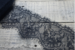  Мереживо 145 мм "Шантільї"  |1: чорн. |