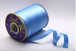  Бейка коса 16 мм підвернута атласна  |8: блак.світл |