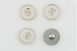  Гудзик 21 мм на ніжці арт. FR-18  |2: білий |