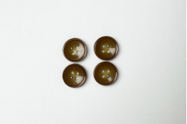  Гудзик 15 мм  |6: коричн.світл. |