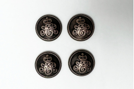  Гудзик 25 мм арт.257е  |10: мідь |