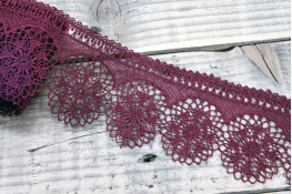  Мереживо  80 мм (гіпюр) арт.8G8049  |5: борд. |