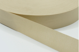  Тасьма облямівочна 32 мм в`язана  |6: беж.золот. |