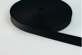  Стрічка ремінна 25 мм  |1: чорн. |