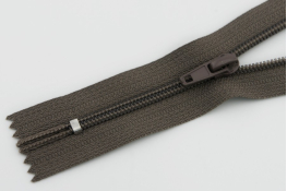  Застiбка-блискавка  Т4   18 см  (МН)  |6: коричн.сірий |