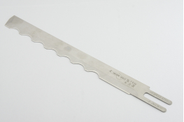  Лезо для вертикального ножа  7" (7EW HSS) хвилясте