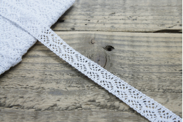  Мереживо  23 мм (бавовна)  |2: білий |