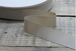  Тасьма репсова 25 мм  |6: беж.золот. |