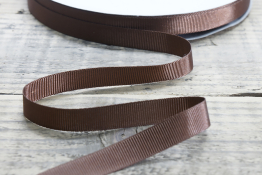  Тасьма репсова 15 мм  |6: коричн. |