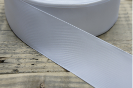  Тасьма репсова 40 мм  |2: білий |