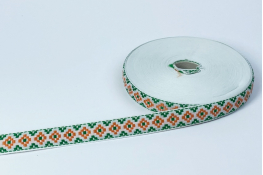  Тасьма  17 мм  |7: зелен. |