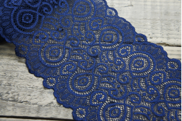  Мереживо 175 мм (еластичне)  |9: синій темн. |