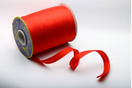  Бейка коса 16 мм підвернута атласна  |3: оранж.темн. |