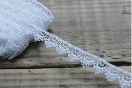  Мереживо  15 мм (гіпюр)  |2: біло-молочний |