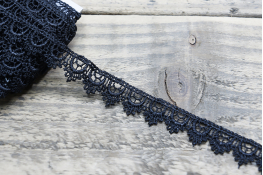  Мереживо  15 мм (гіпюр)  |1: чорн. |