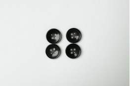  Гудзик 15 мм  |1: чорн. |