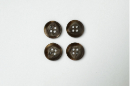  Гудзик 15 мм  |6: коричн.темн. |