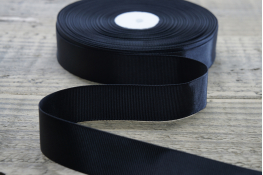  Тасьма репсова 25 мм  |1: чорн. |