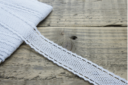  Мереживо  35 мм (бавовна)  |2: білий |